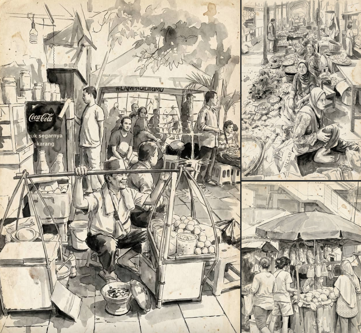 SKETSA MONOKROMATIK