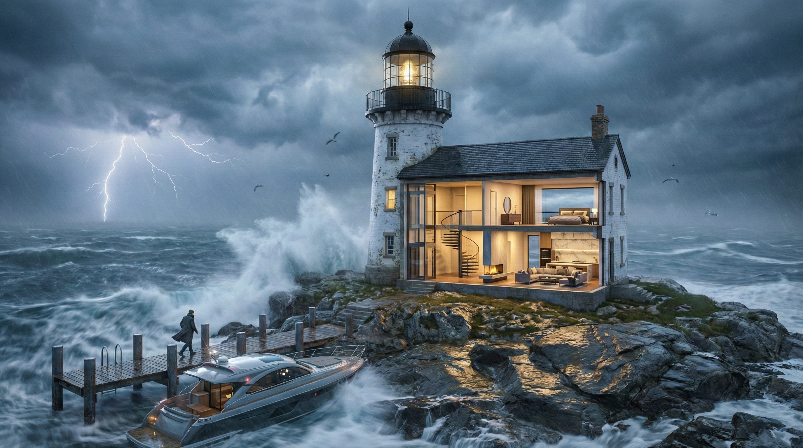 RESTORING AN ABANDONED LIGHTHOUSE INTO A LUXURY HOME - MASTER PROMPT (REVISED)